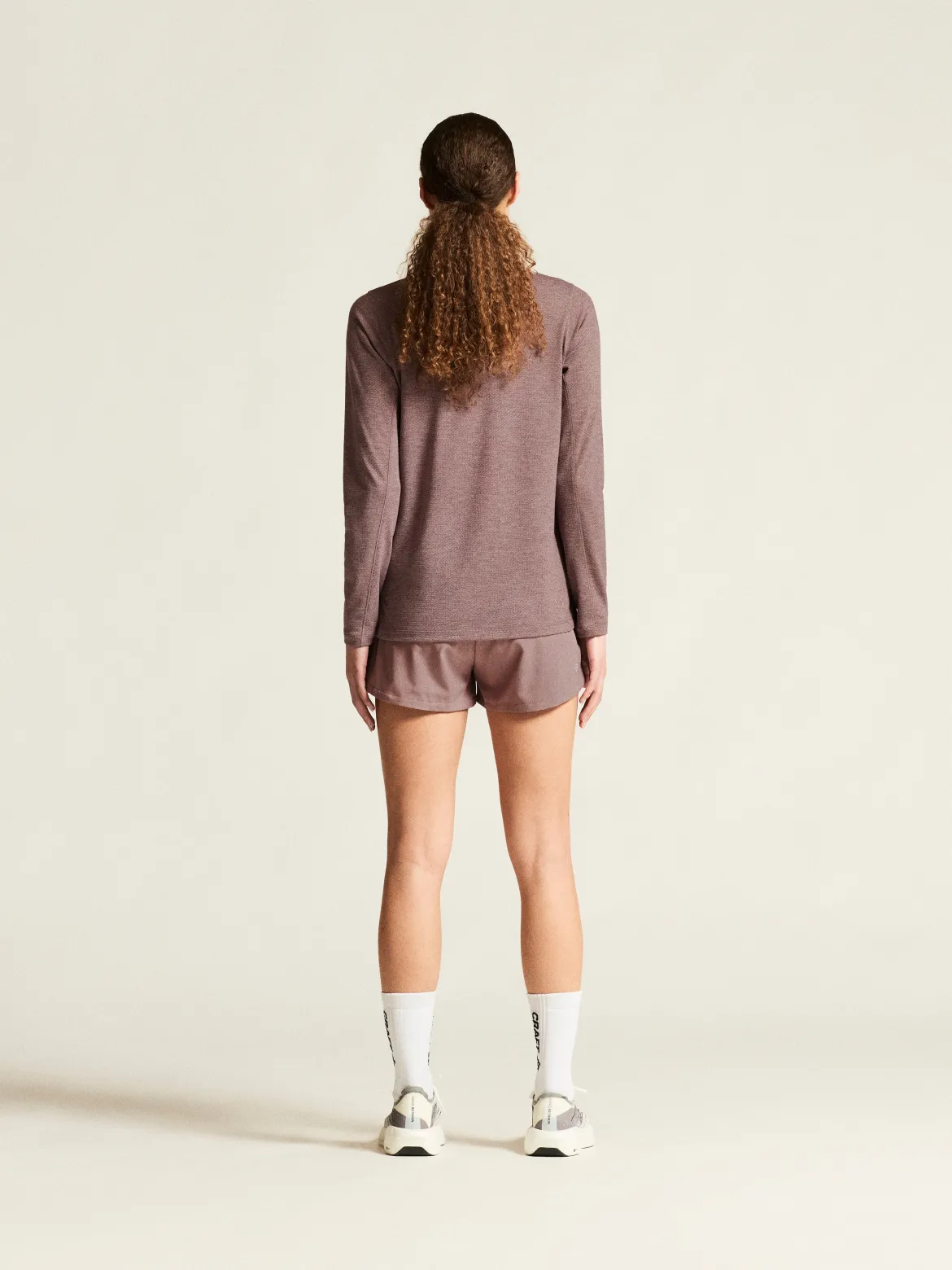 Women's Thermal Mesh CN - FLINT MELANGE