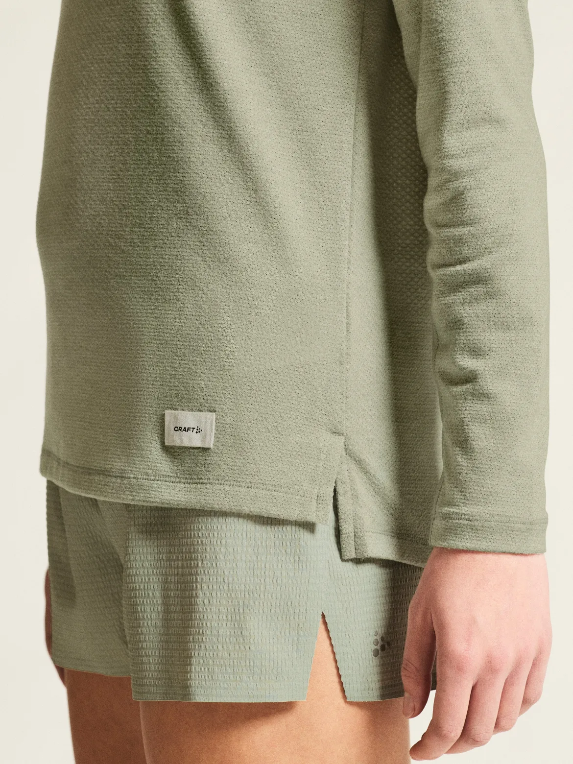Women's Thermal Mesh CN - PIGEON MELANGE