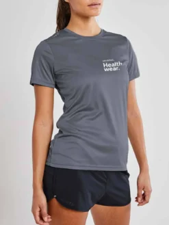Women's Universal Healthwear Tech Tee - DK GREY