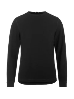 Women's Wool Waffle RN - Black